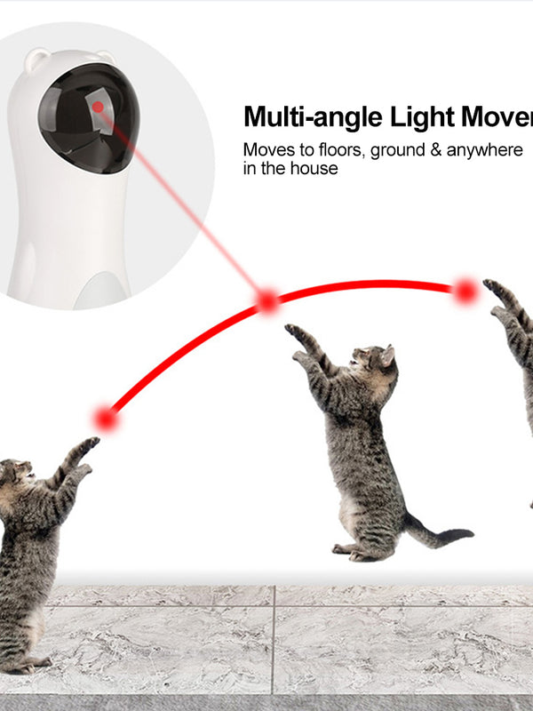 Automatic Laser Cat Toy Bear Laser Cat Toy LED Red Laser Cat Cat Toy