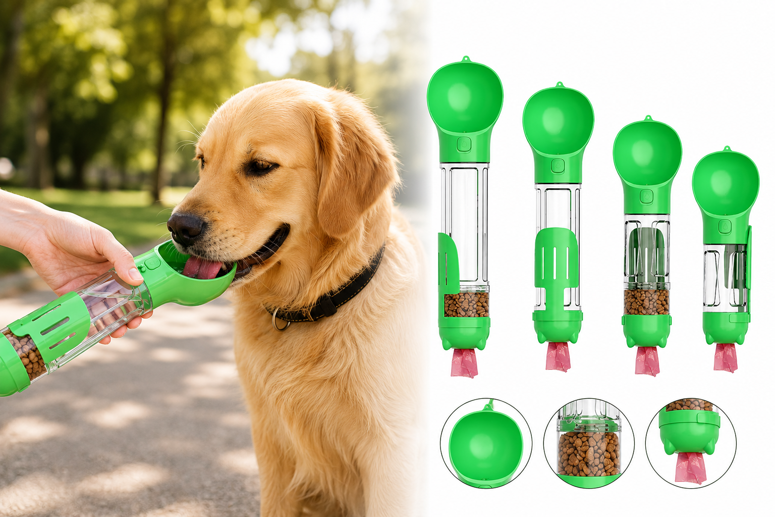 HydraPaw Multi Functional Pet Water Bottle