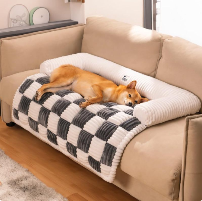 Plush Thickened Warm Pet Bed for Dogs and Cats