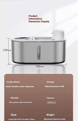 Stainless Steel Infrared Pet Water Fountain