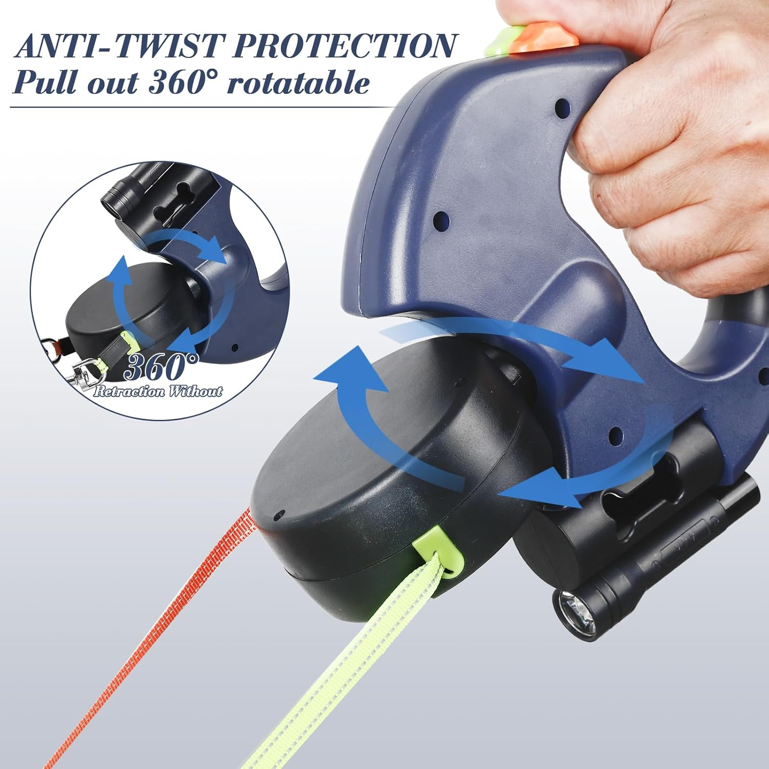 TwinControl Retractable Dog Leash