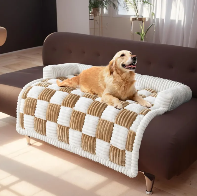 Plush Thickened Warm Pet Bed for Dogs and Cats