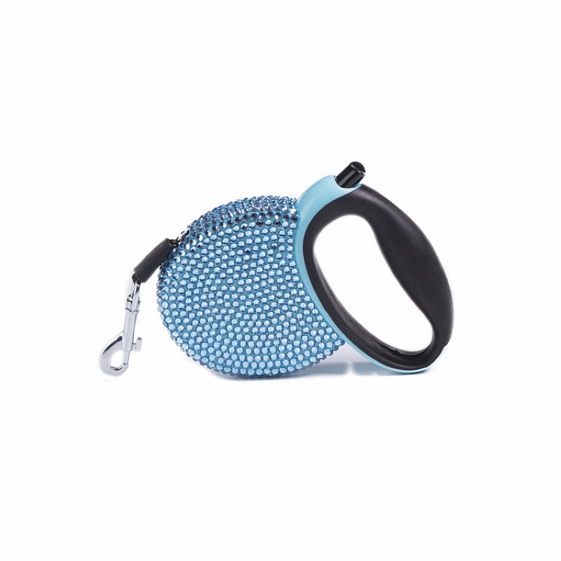 Diamond Studded Automatic Telescopic Pet Traction Belt