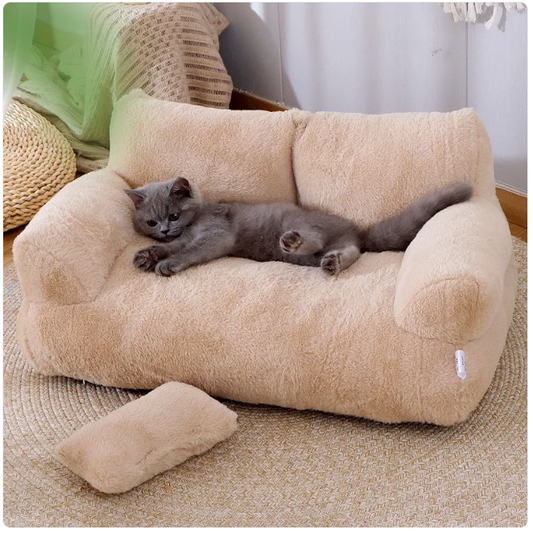 Plush Pet Anti Anxiety Calming Bed