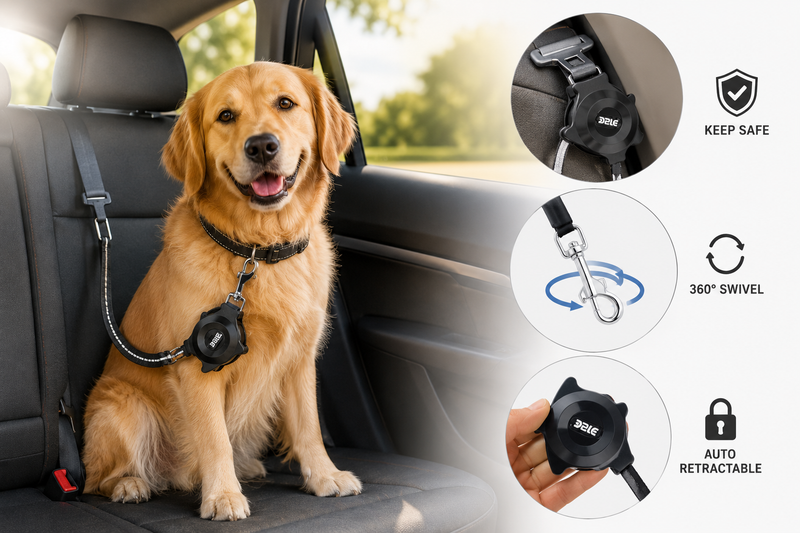 Alipis Automatic Dog Leash for Running & Hiking