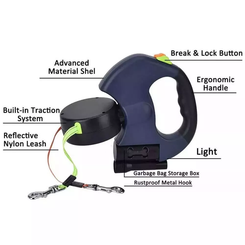 TwinControl Retractable Dog Leash