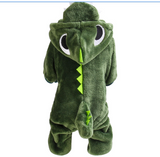 Thickened Warm Dinosaur Transform Pet Clothing