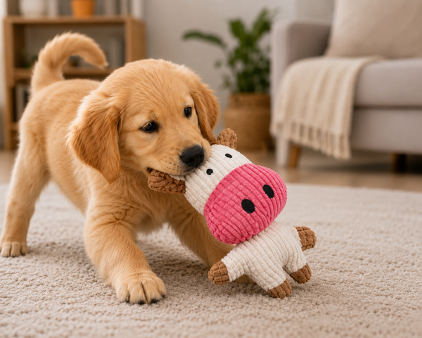 TIKSON Squeaky Rabbit Dog Toy