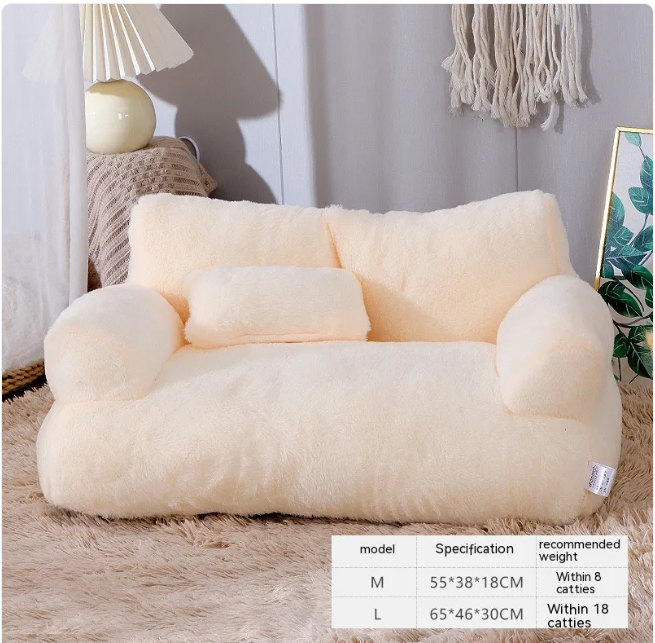 Plush Pet Anti Anxiety Calming Bed