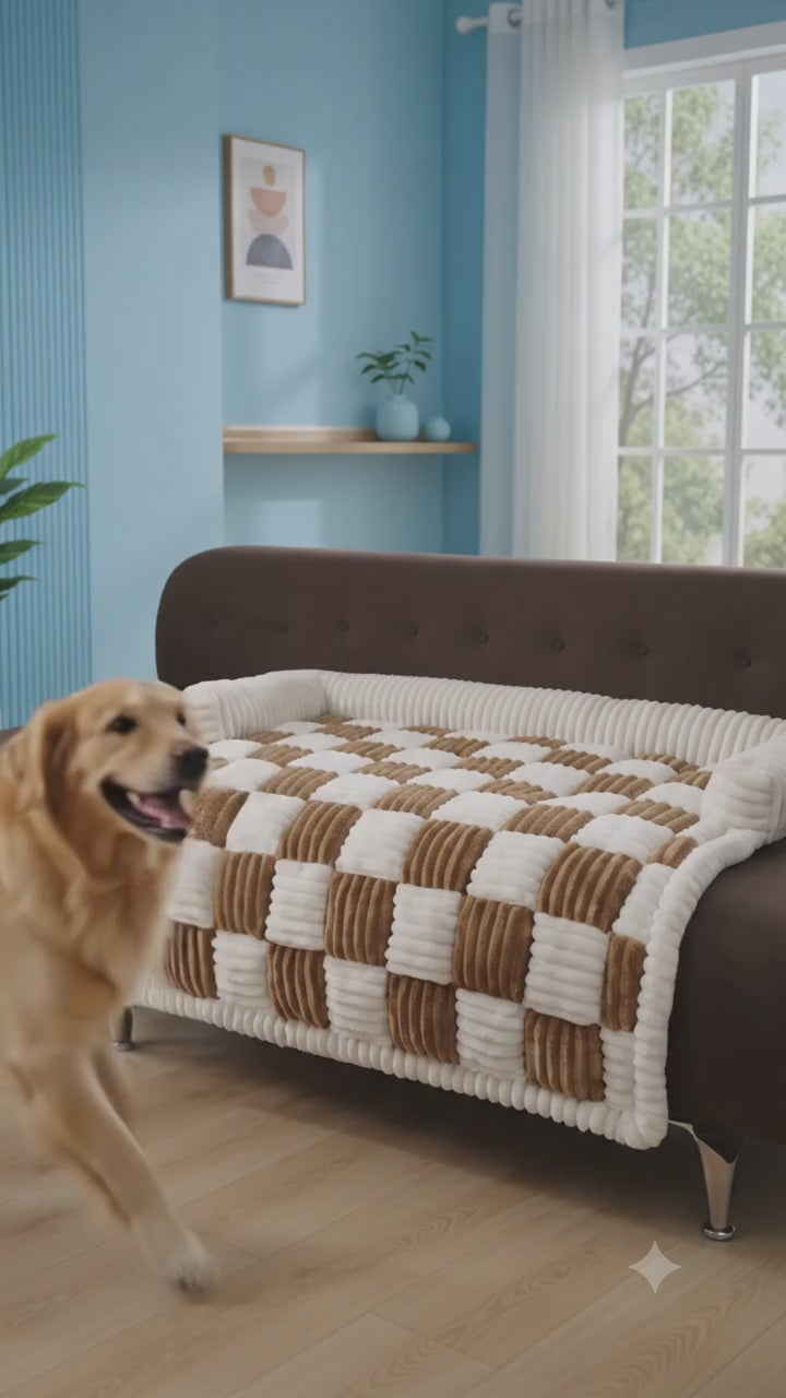 Plush Thickened Warm Pet Bed for Dogs and Cats