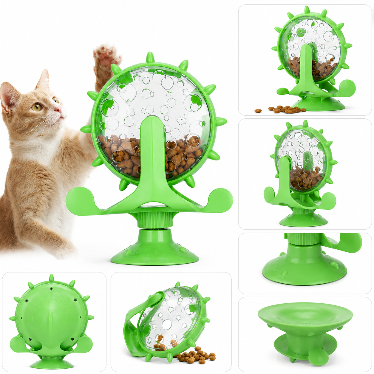 360° Cat Puzzle Feeder Toy